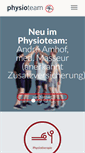 Mobile Screenshot of physio-team.ch